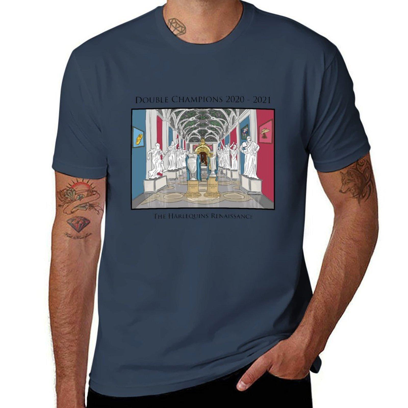 Harlequins Renaissance TShirt Comfortable Work Wear Tee S