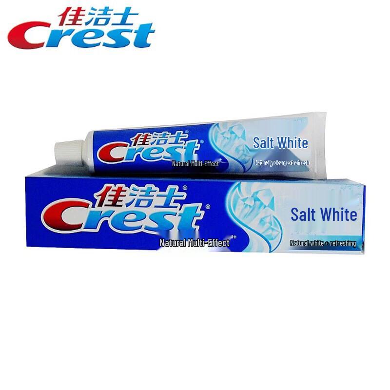 Crest Salt White Toothpaste Cool Mint 140g (Pack of 3)
