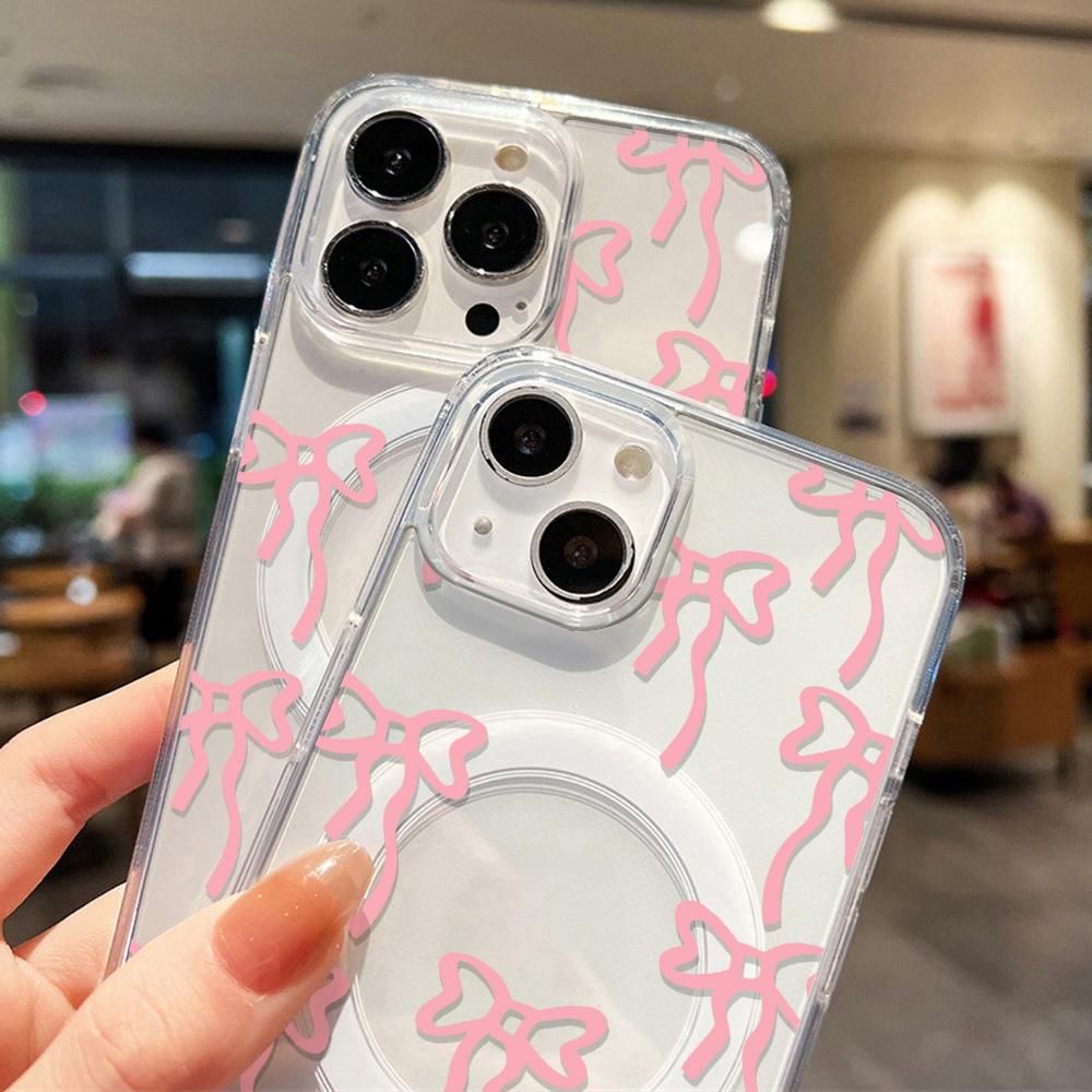 Magnetic Phone Case for iPhone 12 14 16 17 Pro 17 16 15 14 13 12 Pro Max  12 13 14 15  16 High Quality Shockproof Shell Full Protection Cute Style