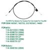 Sturdy Brake Cable for For Craftsman For Bolen Fits Walk Behind Mowers