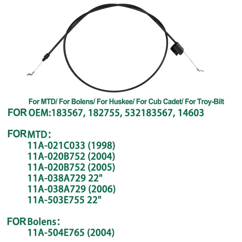 Sturdy Brake Cable for For Craftsman For Bolen Fits Walk Behind Mowers