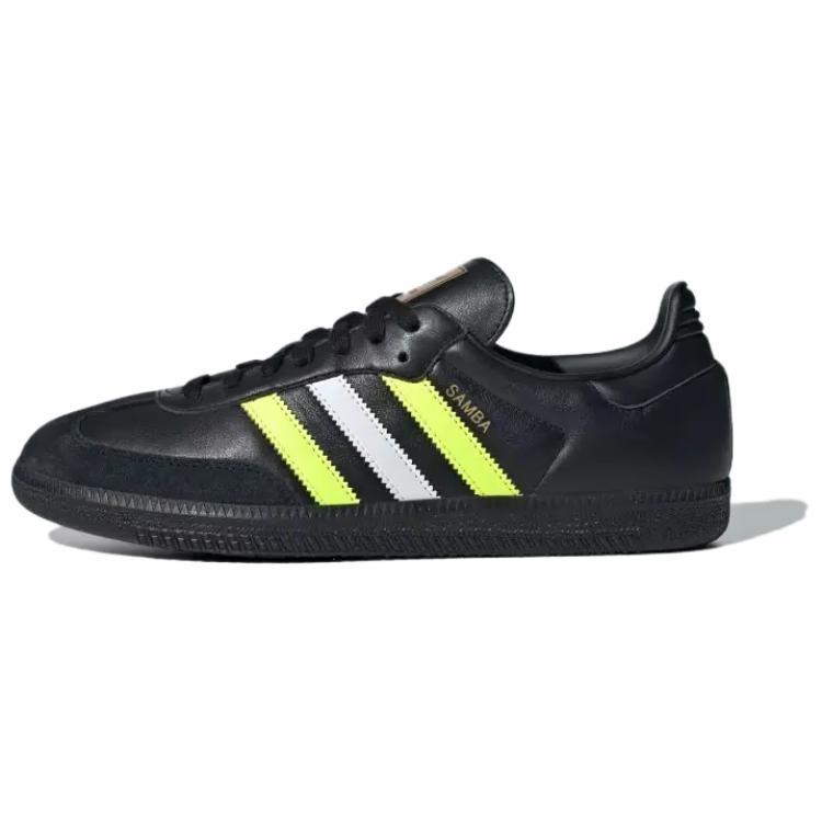 adidas Samba OG Core Black Solar Yellow Men s ID1380 EU 39⅓
