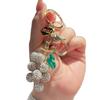 Car Keyring Crystal Fruit Grapes Keychain Full Rhinestone Fruit Car Keyring  Kids Gifts