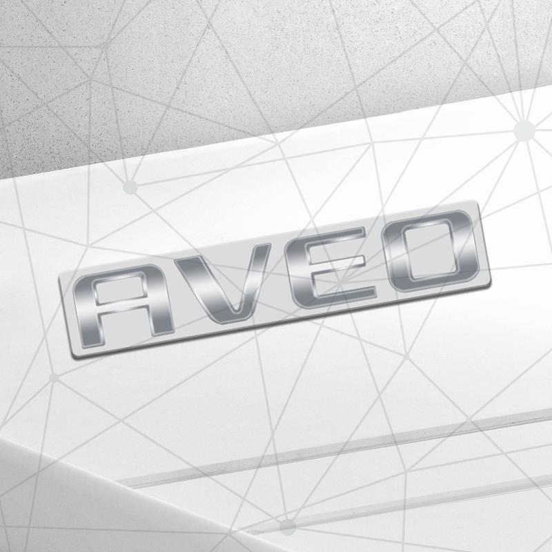 3D Auto Metaal AVEO Badge Auto Achterklep Embleem Sticker LOGO Decoratie Voor Chevrolet Cruze Spark Sail Orlando Sonic Carrosserie Styling