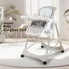 Baby Dining Chair Baby Eating Seat Household Movable Foldable Toddler Children's Meal