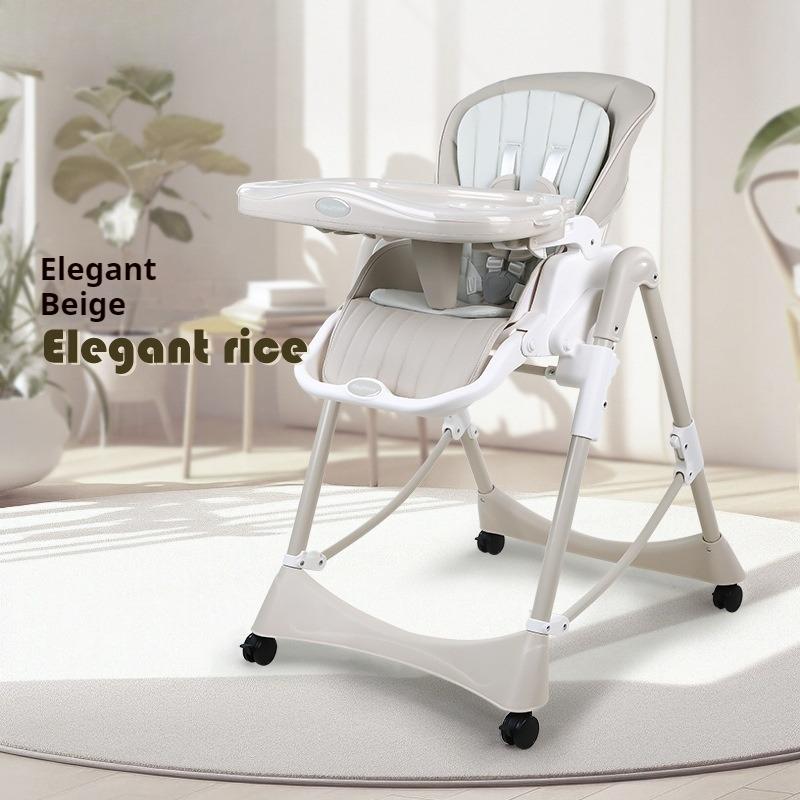 Baby Dining Chair Baby Eating Seat Household Movable Foldable Toddler Children's Meal