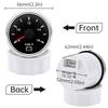 52MM Pointer Voltmeter Waterproof 7 Colors Backlight Voltage Meter 8-16V 16-32V VOLTS for 12V 24V Car Auto Boat Yacht RV Marine