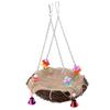Rattan   Bird  ing   Toy with  s Bird Swing Standing Perch Toy Cage Hammock(S)