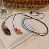 Retro Pine Cone Woven Necklace - Women's Ethnic Style Fashion Accessory for Autumn & Winter