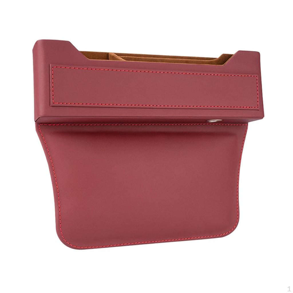 Car Seat Filler Organizer Reserved Charging Hole Auto Console Side Storage Box for Sundries