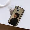 Member K-Kims Tae H-Hyungs Phone Case For IPhone 1716 15 14 13 Pro Max 11 12 Mini X Xs XR Black Silicone Cover