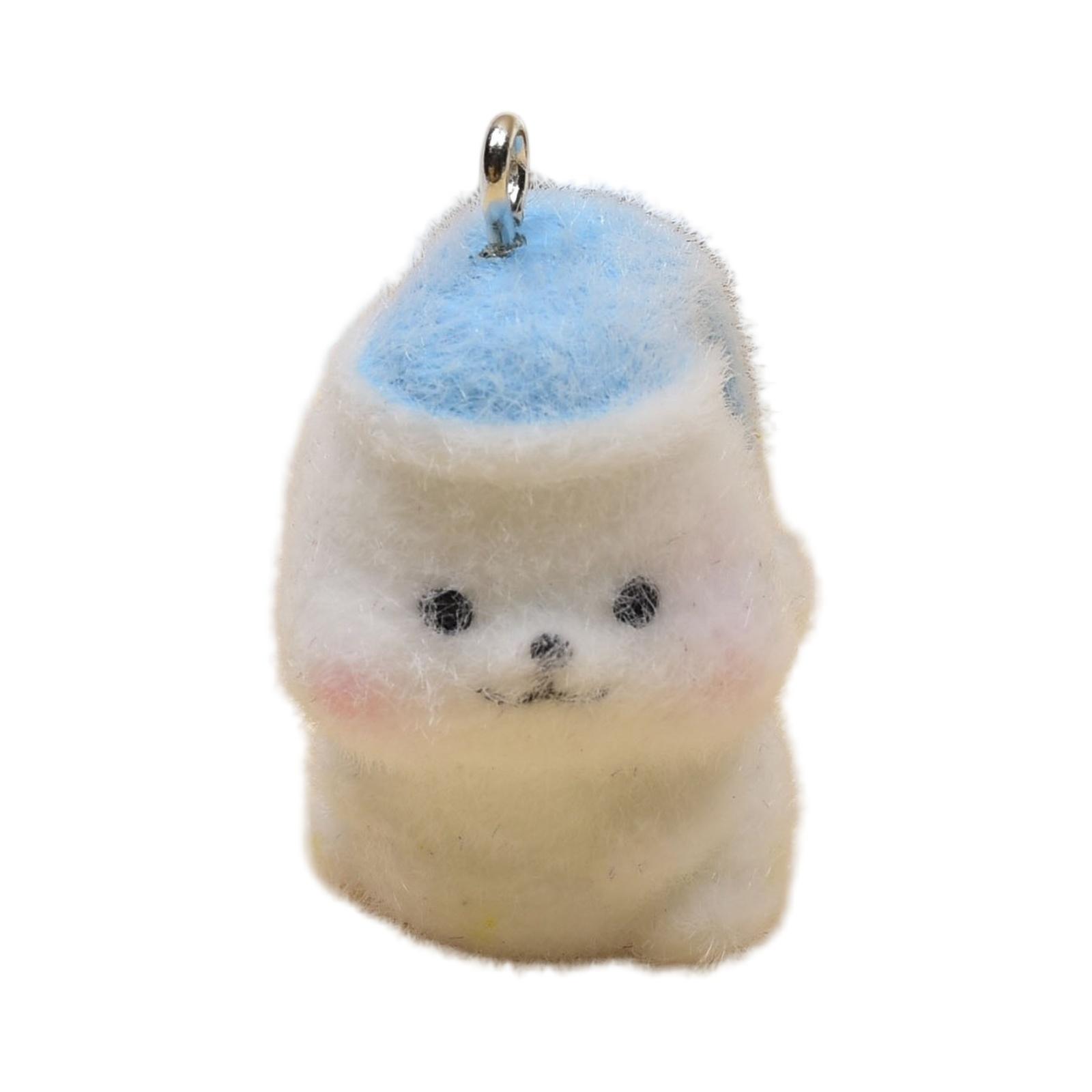 

Смола Флокирование Симпатичный Трехмерный Кот Брелок Подвеска Автомобильный Брелок Подвеска Сумка Подвеска белый