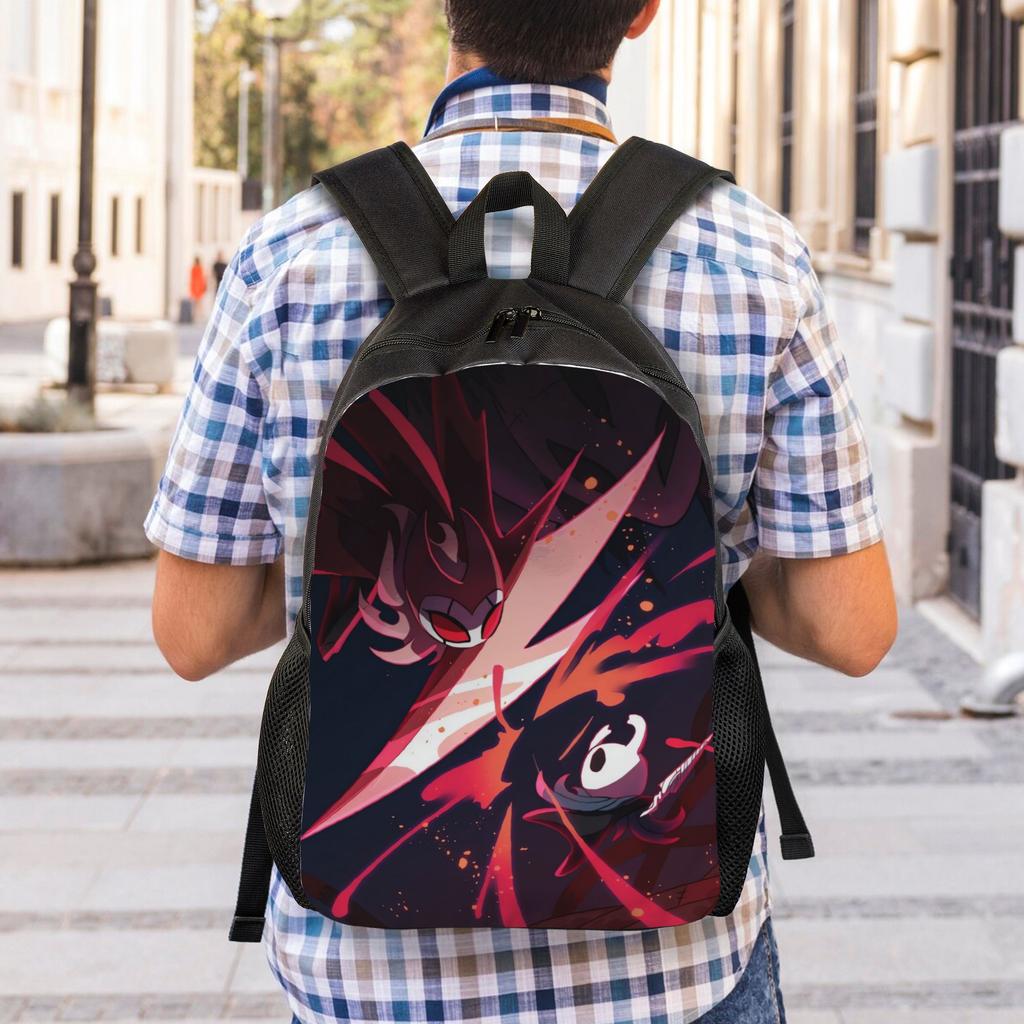 Hollow Knight Video Game Backpack  Boy Girl Polyester Sport Backpacks Pattern Fun High School Bags Rucksack
