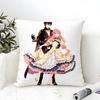 Pillow Case Cotton Linen Fabric Square Zipper Pillowcase Home Decorative Living Room Comic Light Novel 7-7Th Time Loop 1