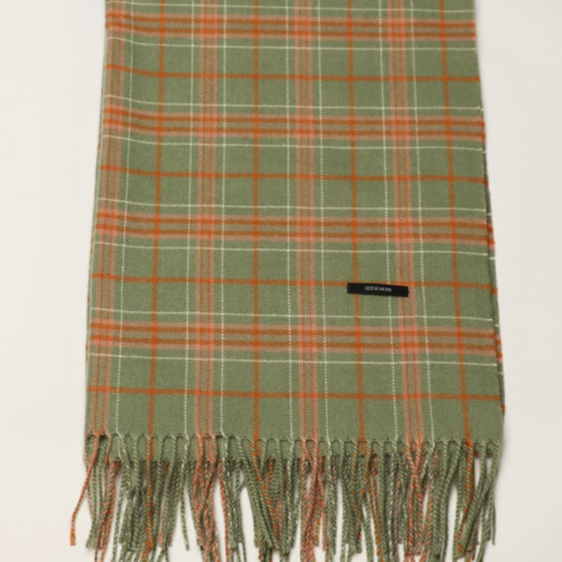 Less is more CHECK muffler & shawl 3 colors