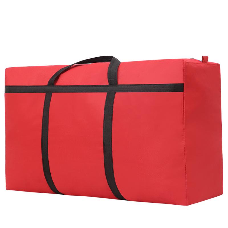 Large Oxford Cloth Storage Bag - Solid Color Moving & Packing Bag with Handle