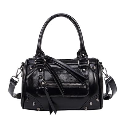 Harujio Y2K Bag, Mini Boston Bag, Korean Style, Shoulder Bag, Handbag, Women's, Small, Mini Shoulder Bag, Horizontal, Gothic, Mini Shoulder Bag,