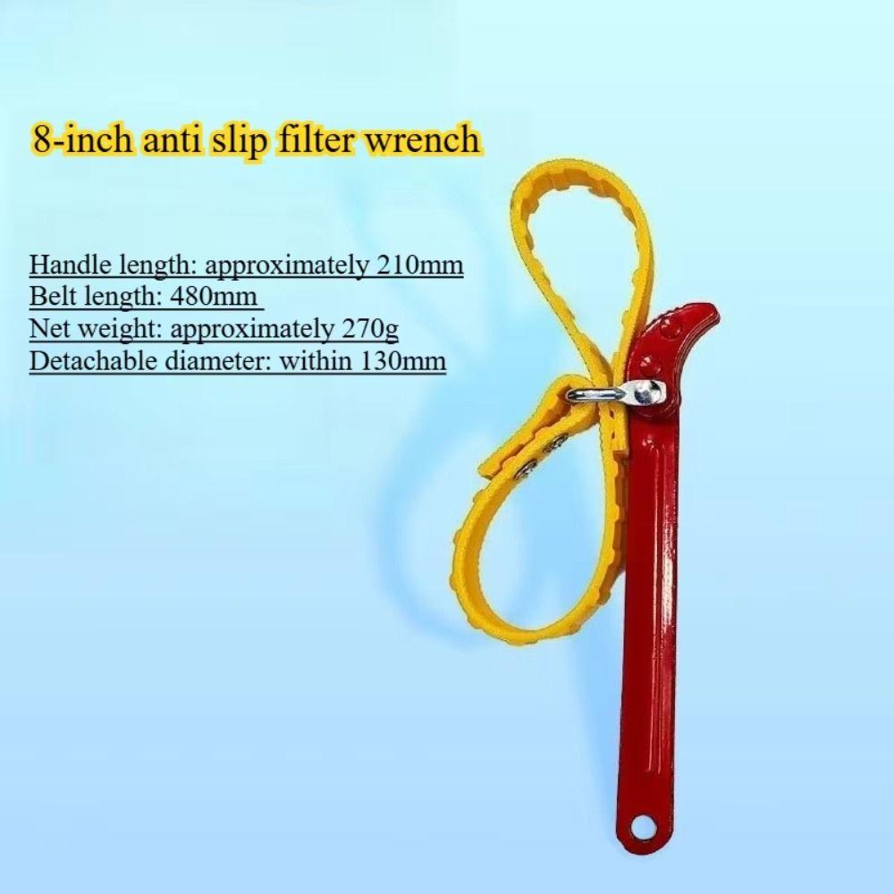 Wear Resistant Oil Filter Wrench Adjustable Belt Wrench Water Purifiers