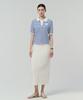 DUVETICA Essine Polo (Blue) (Women'S Short-Sleeve Collared Shirt)