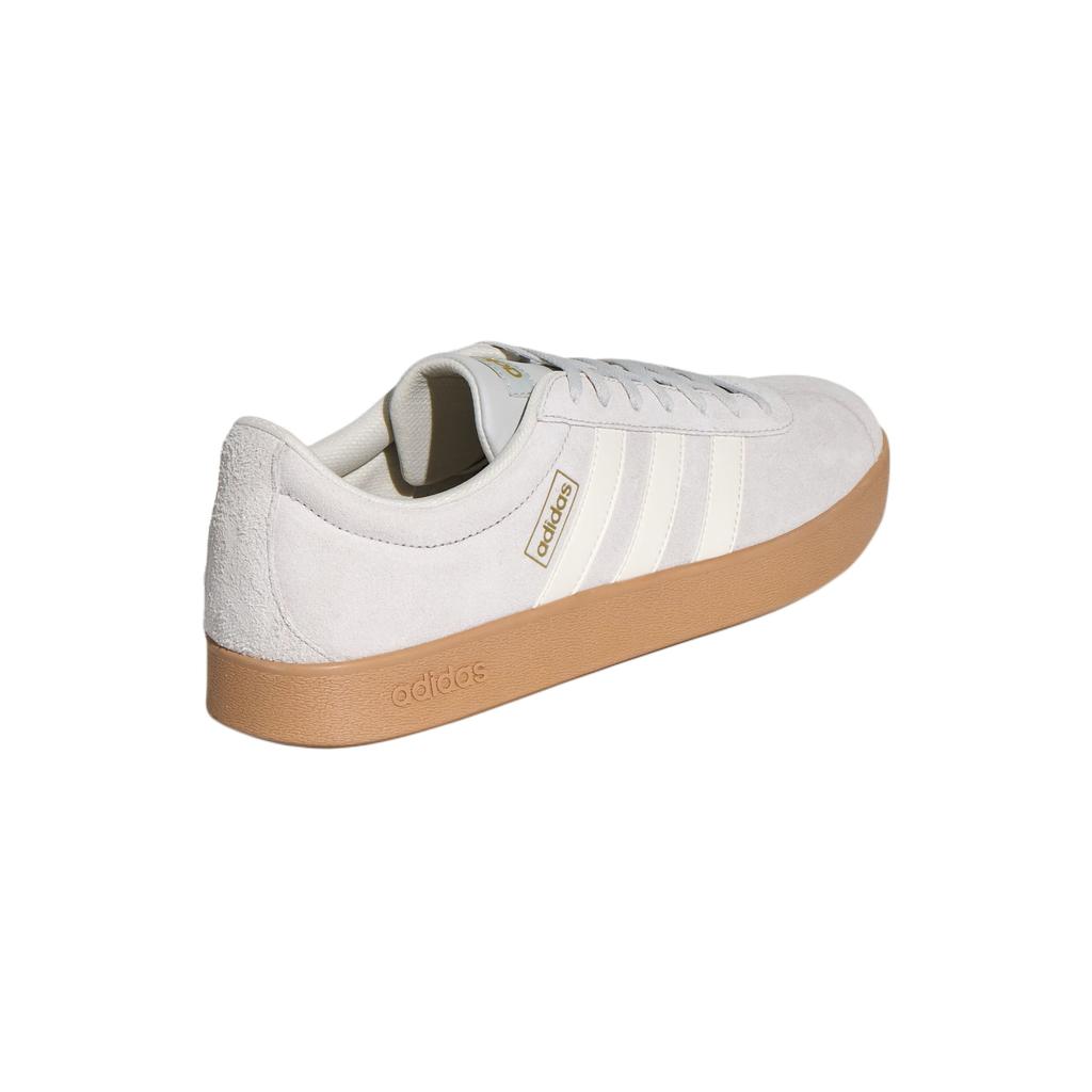 Adidas Vl Court Classic Lace-Up Flat Round Toe Low-Top Training Shoes Unisex sneaker KH5554