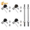 M MATI 2Pcs Tie Rod Set for Polaris Scrambler 50 90 Sportsman 90 2001-2003 0450503 0450504 0450919 0450918