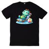 T-Shirt Niedliches Dinosaurier In Der PoolpartyWird In Neuem Fenster Oder Tab Geöffnet
