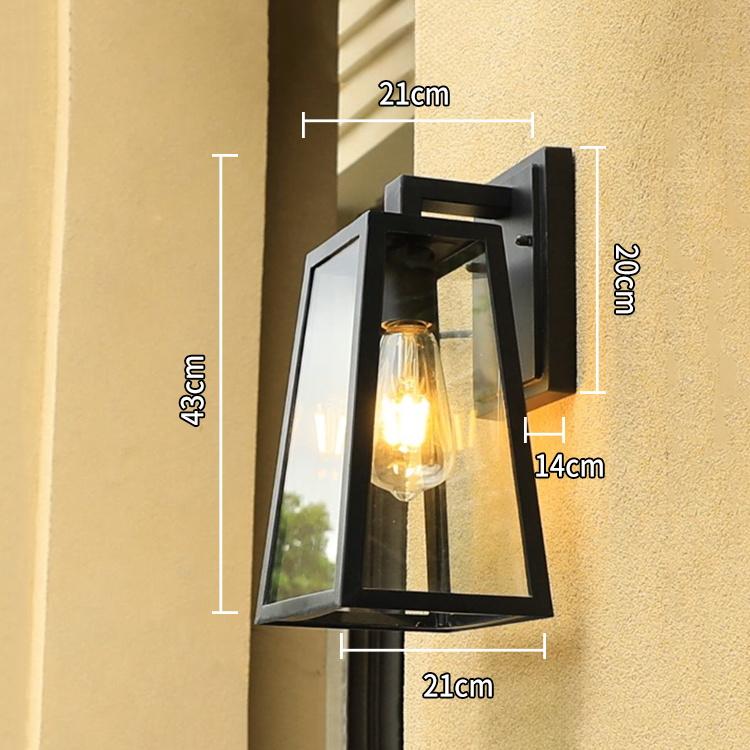 Modern IP65 LED Lights Waterproof Retro Design for Outdoor Wall Lamps Garden Lighting-Made In China