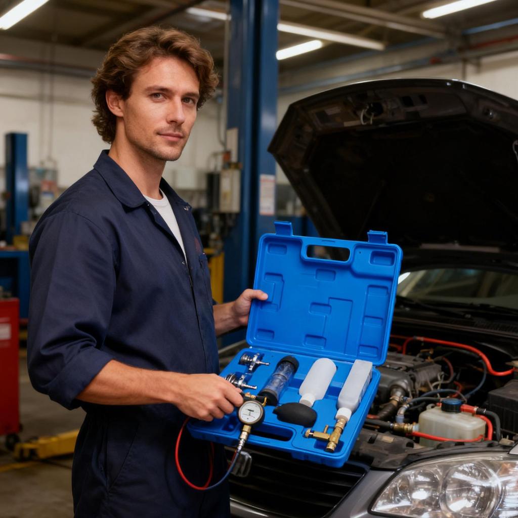 Head Gasket Tester Vehicle Detection Tools Combustion Leakage Tester For Car Truck Road Tractor Excavator Engine Repair