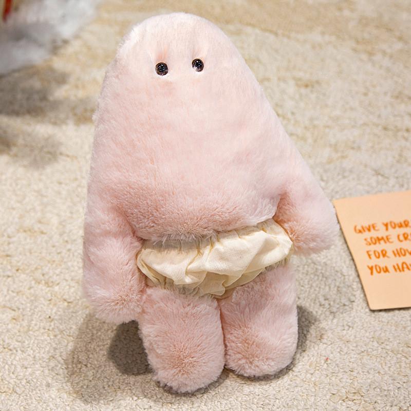 Cartoon Creative Pants Disguise Plush Toy With Soft Cotton For Office Desk Decor