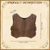 Vikinges Warriour Leather Armors Adjustable Body Armour Knightes Body Armors Medieval Armors for Women Men Cosplay