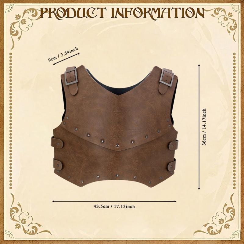 Vikinges Warriour Leather Armors Adjustable Body Armour Knightes Body Armors Medieval Armors for Women Men Cosplay