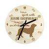 Alpine Dachsbracke - Clock with Dog, Wooden Clock with Engraving, Personalised Clock by