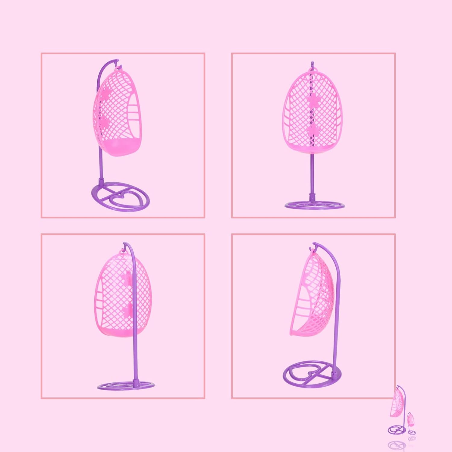 Подвесной стул для кукольного домика — фото 5