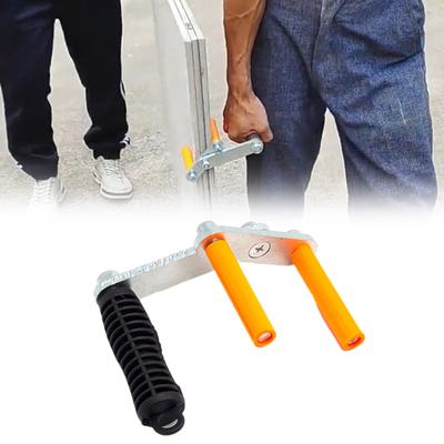 2 יחידות תושבת הרמה לגבס ידית אחיזה נוחה בקרת נשיאת לוחות גבס מתאים לשימוש ביתי ומקצועי