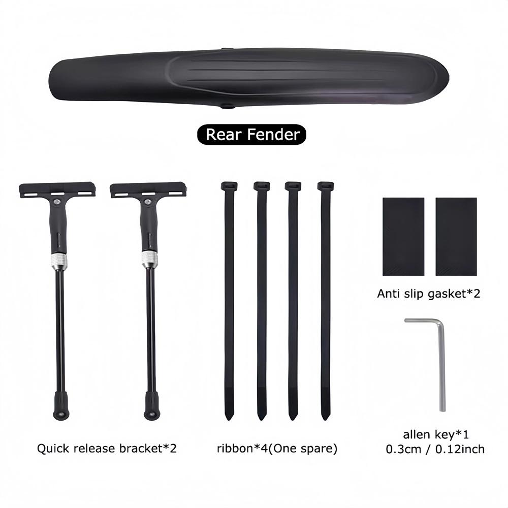 Adjustable High Toughness Mountain Bike Mudguards Wear Resistant Non Breakable 26-29Inch Bicycle Fender Cycling Accessories