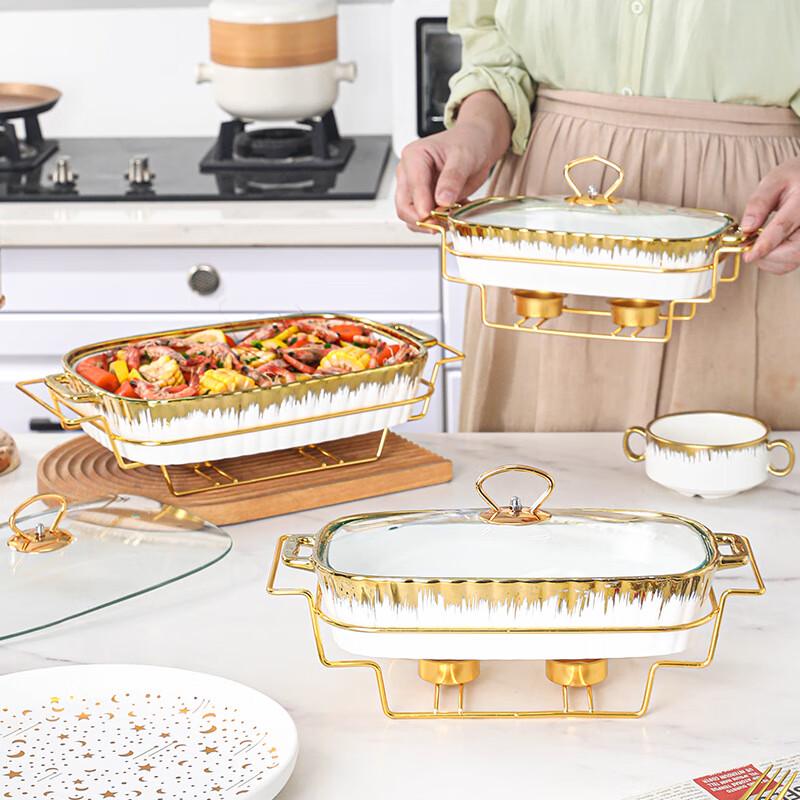 Qianxing Ceramic Dry Pot Casserole with Lid