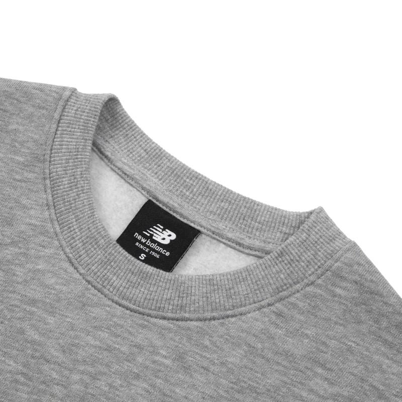 New Balance Lifestyle Casual Sweatshirts Women's Gray Crew Neck Thickened Regular WT03811-AG