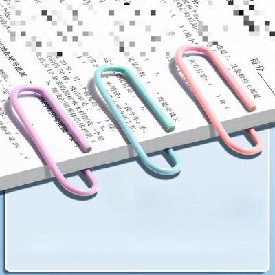160/500 Pcs Color Paper Clips Office Supplies Paper Clip Large File Bookmark Paper Clip Organizer Stationery
