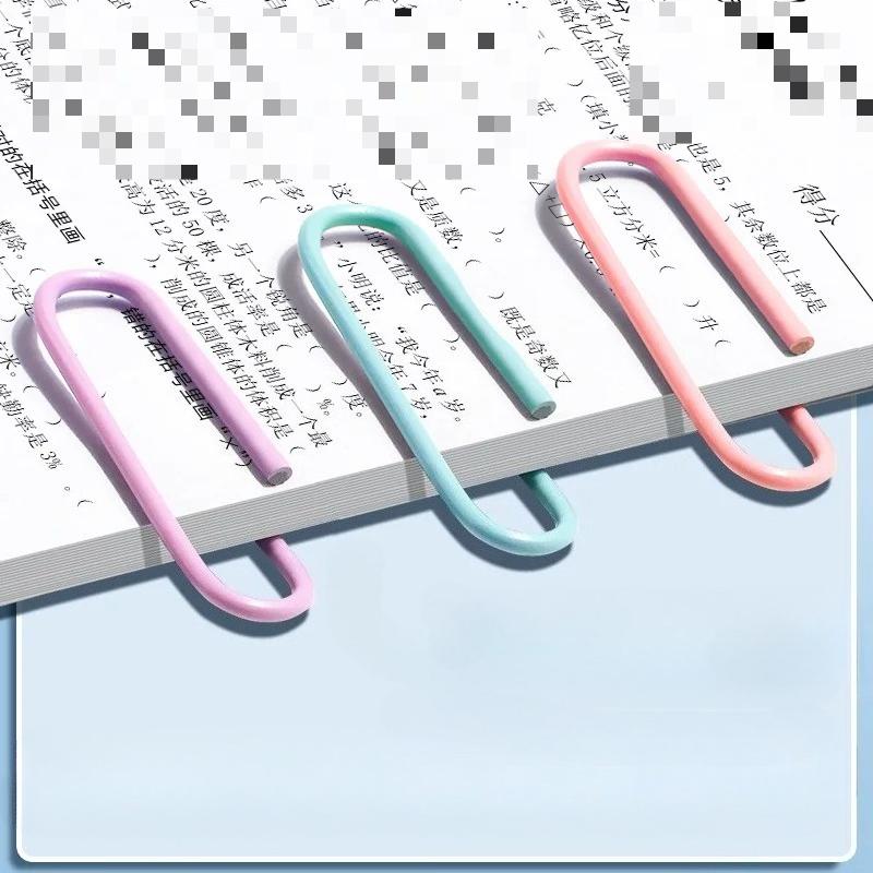 160/500 Peças Clipes de Papel Coloridos Material de Escritório Clipe de Papel Grande Marcador de Arquivo Organizador de Clipes de Papel Papelaria
