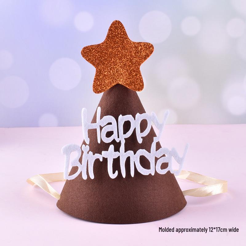 First Birthday Baby Party Hats & Glasses Set - Festive Cake Decoration & Theme Props