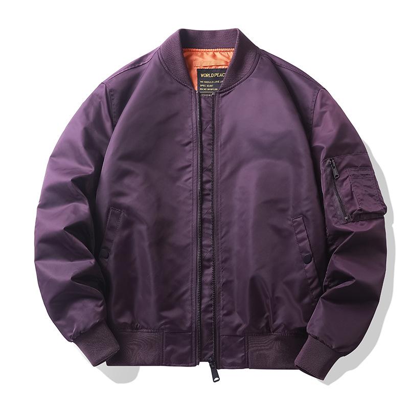 Spring & Autumn MA-1 Men's Pilot Jacket: Loose Fit Flight Style