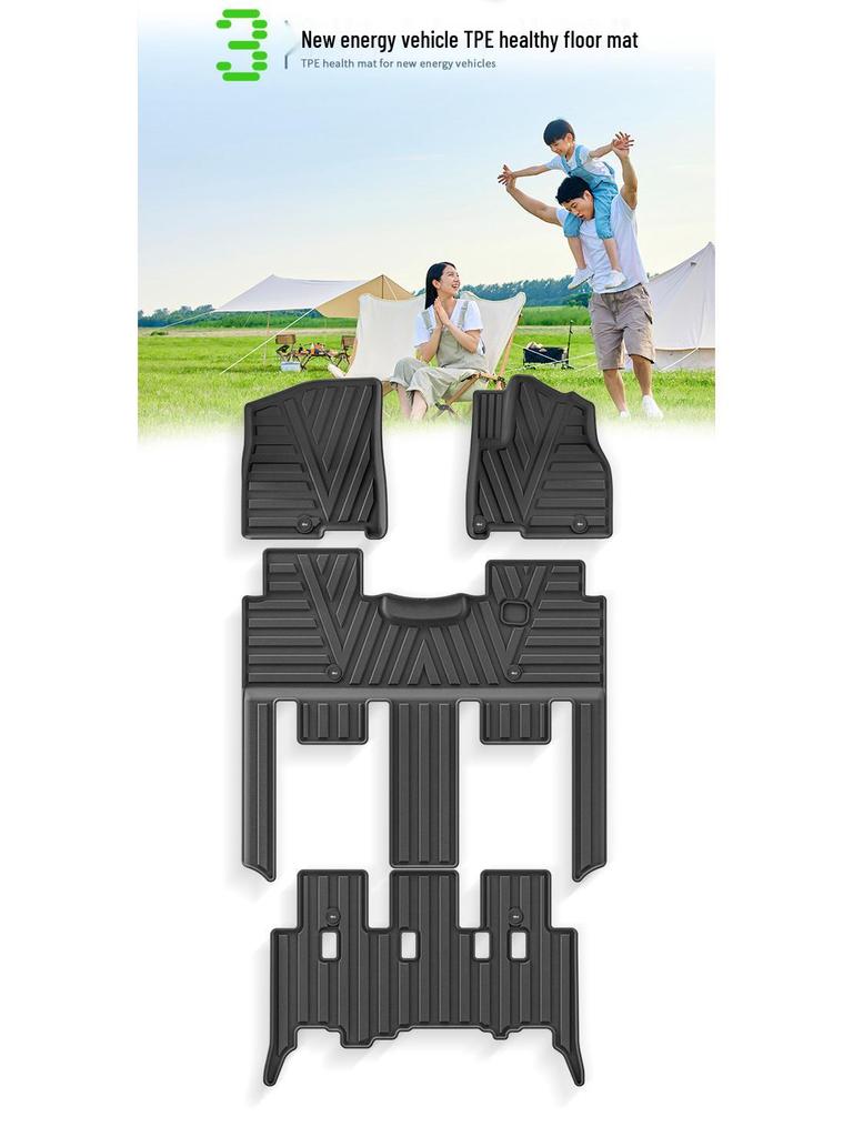 TPE Floor Mats & Trunk Liner for 2022-2025 Kia Carnival