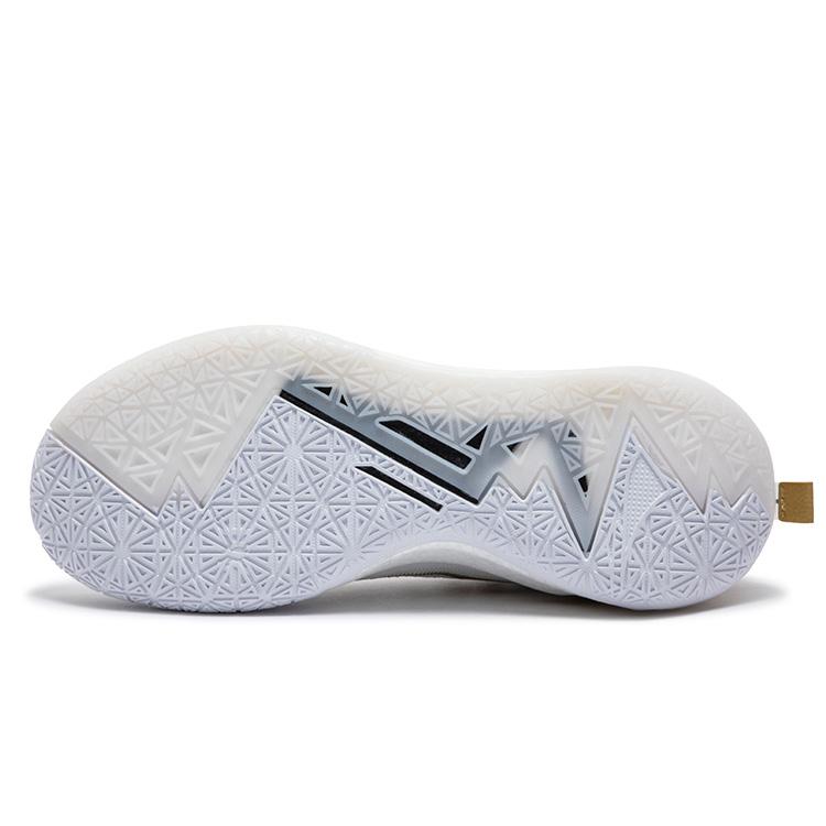 New 361° BIG3 5.0 Quick PRO Basketball Shoes Men's Low Top 361 Degrees White/Crown Gold 672421111-22
