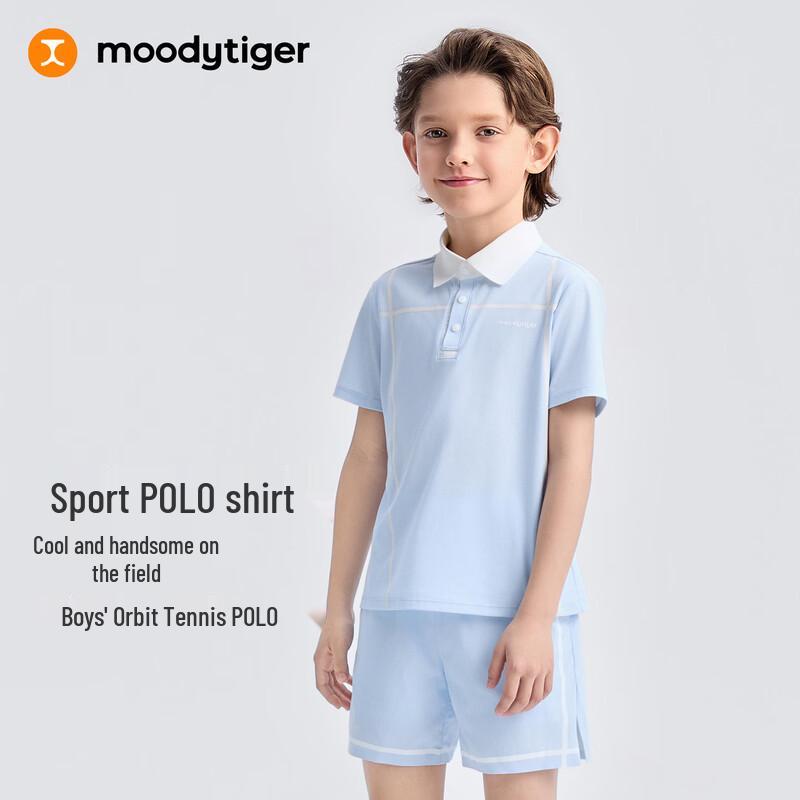 Moody Tiger Boys  Quick-Dry Tennis Polo Shirt 120