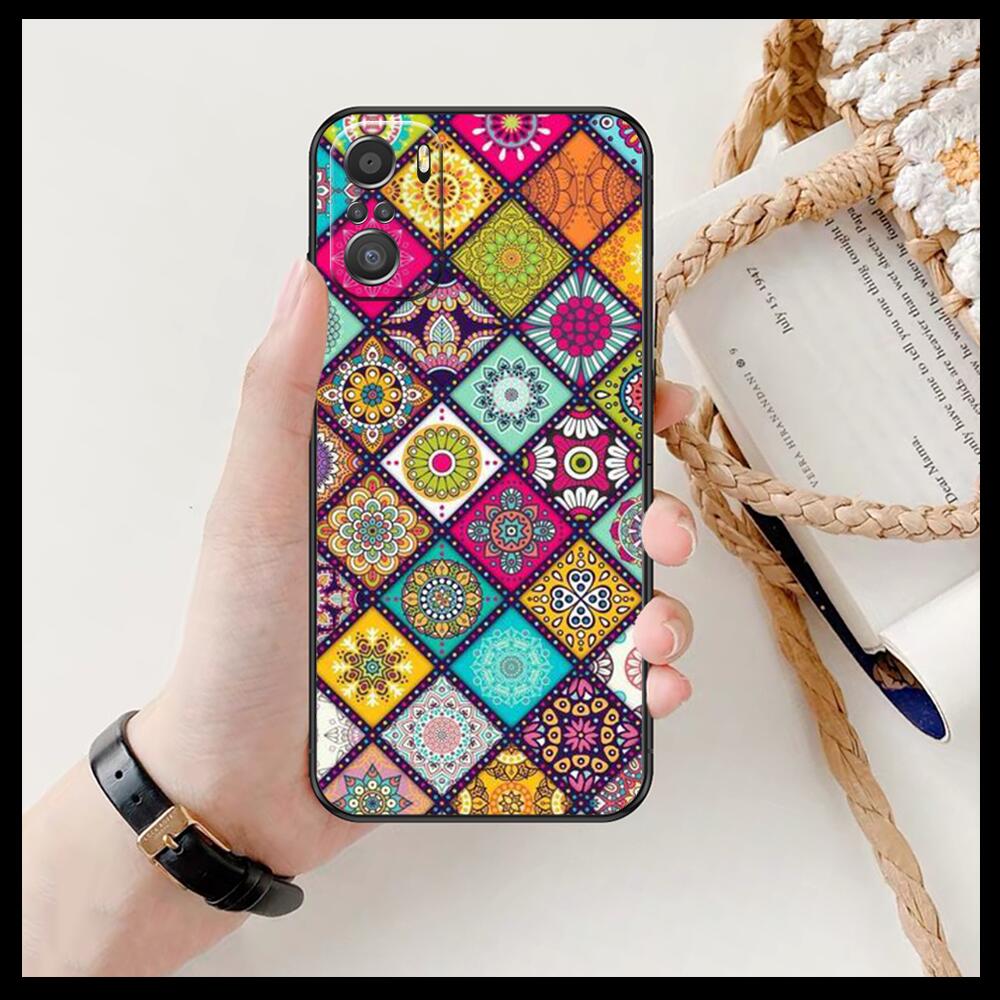 Art Flowers Banana Leaf  For Xiaomi Redmi Note 10S 10 9T 9S 9 8T 8 7S 7 6 5A 5 Pro Max Soft Black Phone Case