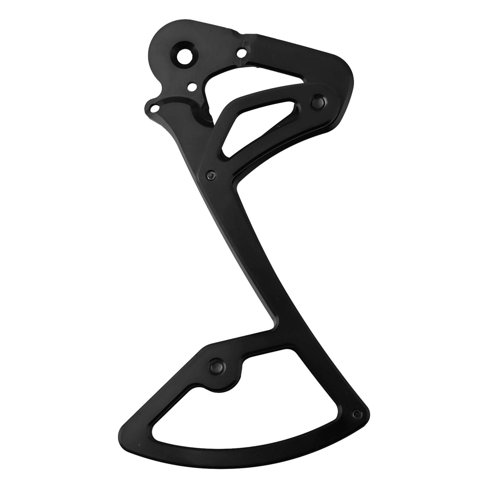 For Garbaruk Bicycle Derailleur Cage Electric Rear Derailleur Plate Precisely CNC Machined Made Of 7075 T651 Aluminum Alloy чёрный