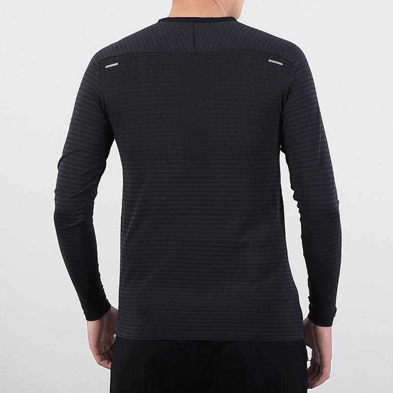 Nike TechKnit Ultra Running Training Fitness Shirt Men Tops Black CJ5347-010