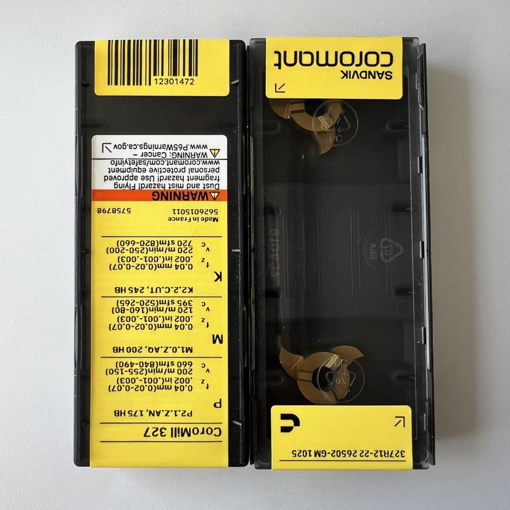 Sandvik / 327R12-2226502-GM 1025 / Original Swedish Hard Alloy Blade 2 Pcs