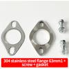 Car Exhaust Pipe Modification Stainless Steel 304 Thickened High Temperature Resistant Material Universal Welding Type Flange