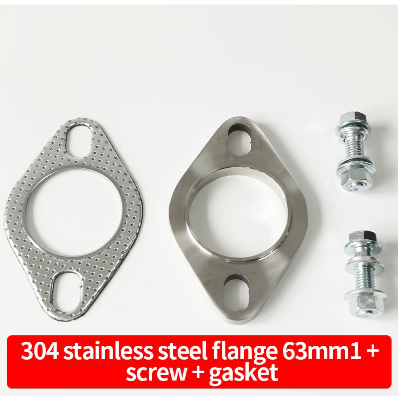 Car Exhaust Pipe Modification Stainless Steel 304 Thickened High Temperature Resistant Material Universal Welding Type Flange